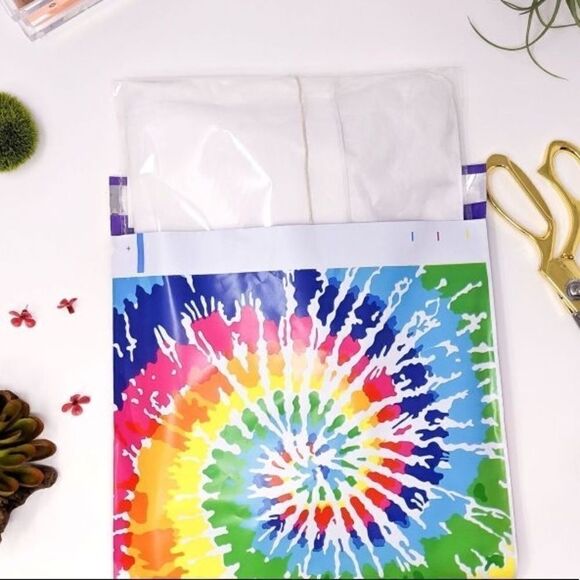 20- 6x9 Tie Dye Print Poly Mailers - Picture 4 of 5